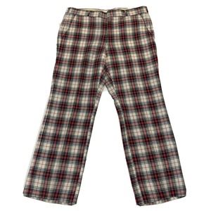 Prime Tropical by CORBIN Vintage 1970's Plaid leisure golf pants 28x28, hemmed